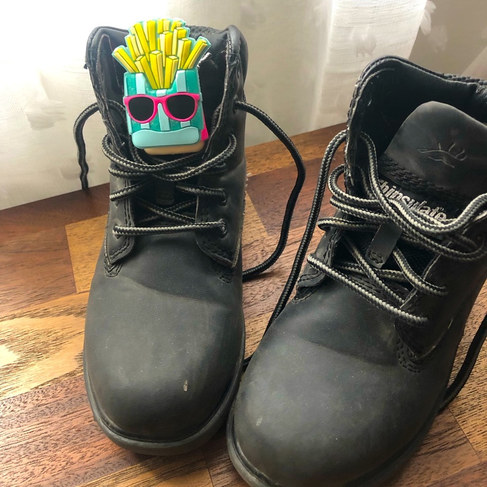 Black hiking boots/combat boots!